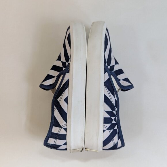 G-Star Raw Strett Slip On Canvas Sneaker Blue & White Sz 38/US 8 - Picture 4 of 8